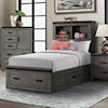 Elements International Wade Twin Storage Bed