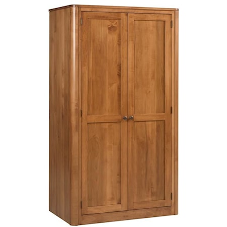 2-Door Bedroom Wardrobe Armoire