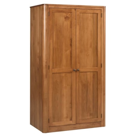 2-Door Bedroom Wardrobe Armoire