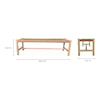 Moe's Home Collection Hawthorn Hawthorn Bench Small Natural