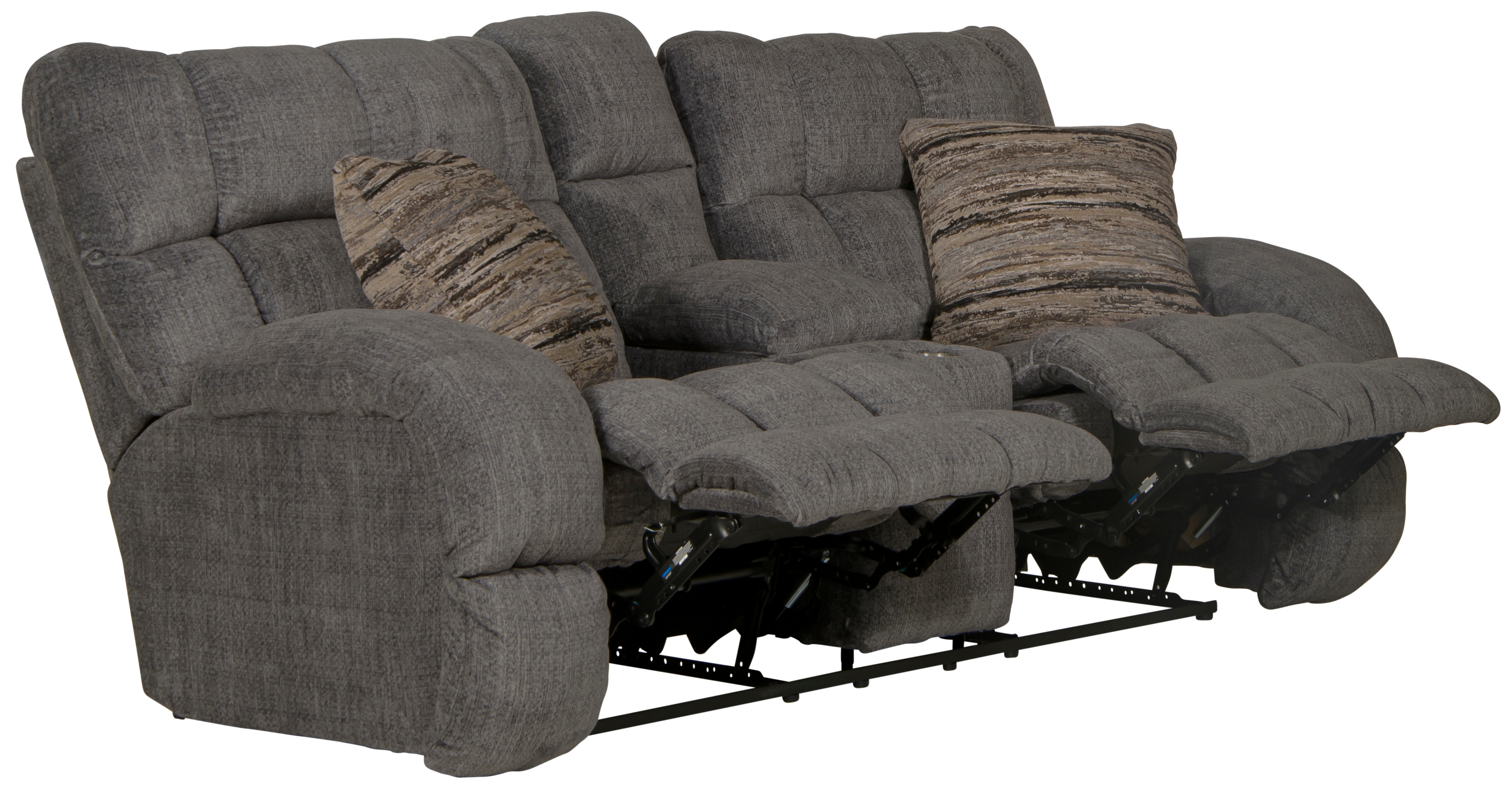 Catnapper Ashland Lay Flat Manual Reclining Console Loveseat