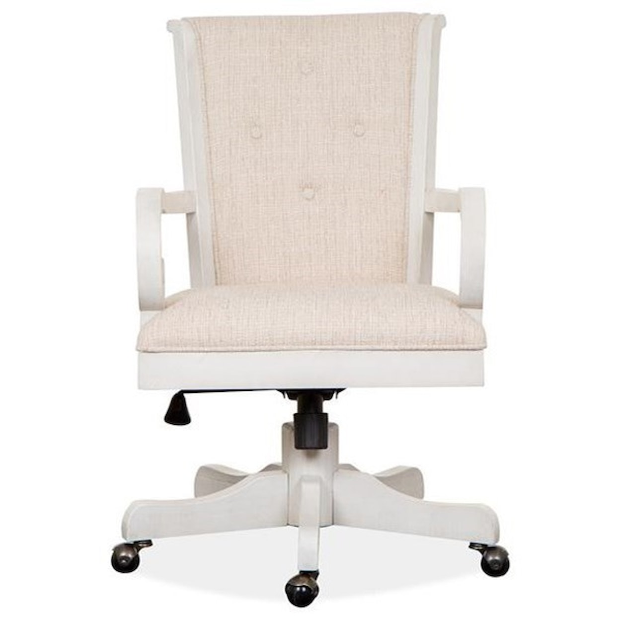 Magnussen Home Bronwyn Home Office Upholstered Swivel Office Chair