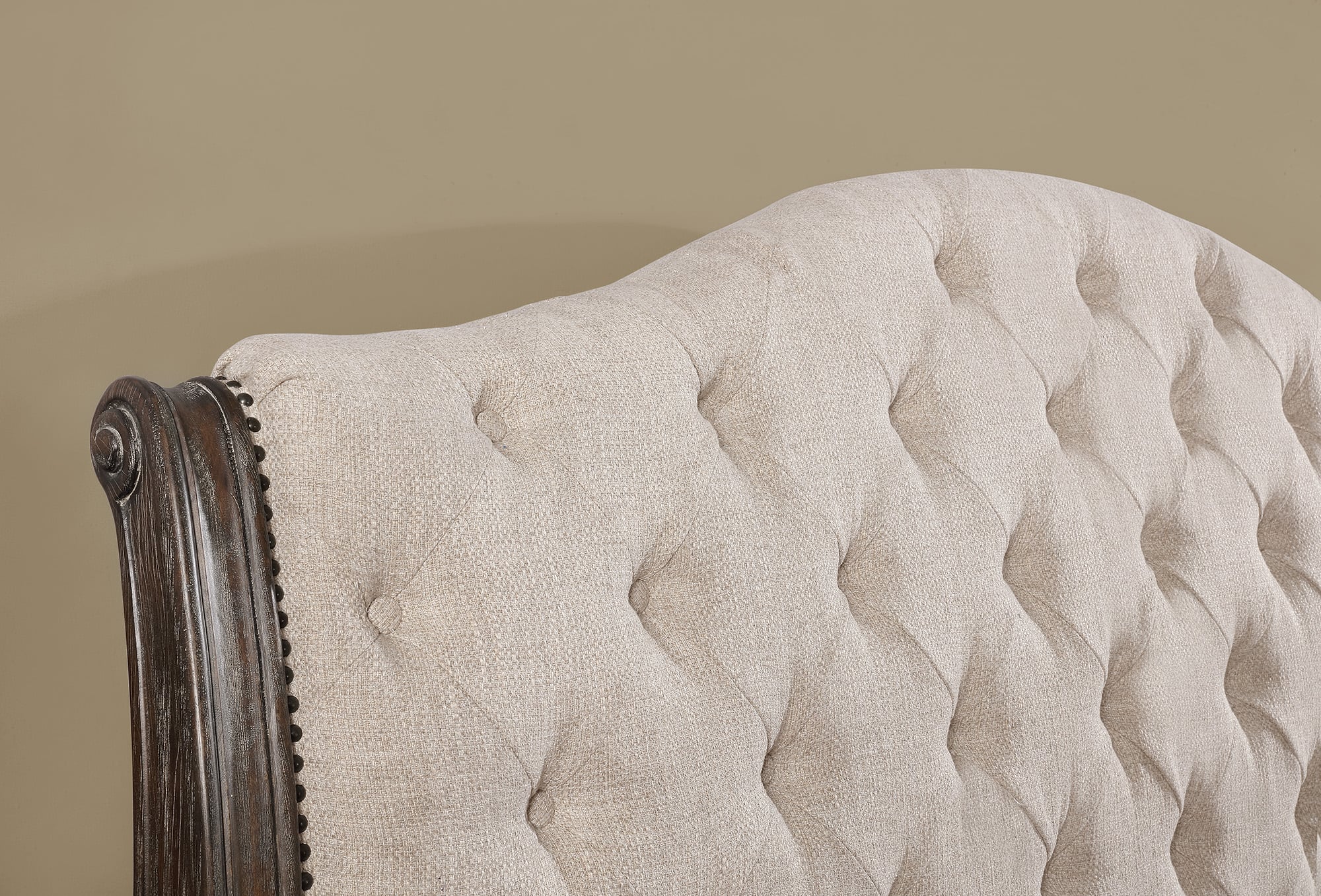 Crown Mark Sheffield Upholstered King Bed