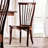 Transitional 2-Piece Side Chair Set