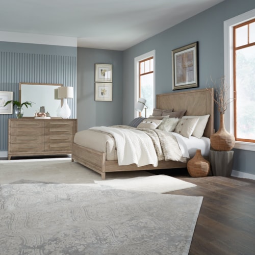 Contemporary 3-Piece Queen Panel Bedroom Set