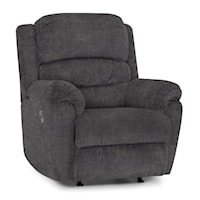 Casual Double Power Rocker Recliner with USB Port