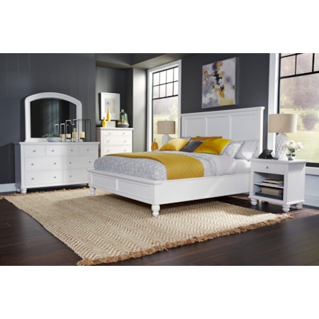 Queen Panel Bed