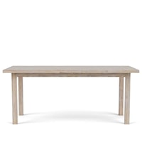 Contemporary Dining Table with 12" Self Storing Butterfly Leaf
