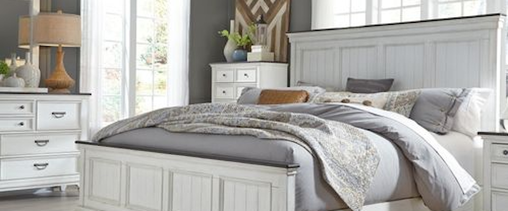 Cottage 4-Piece California King Bedroom Group
