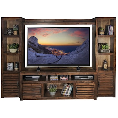 Transitional Entertainment Center Contemporary Black Hardware