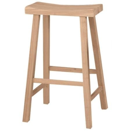 30" Saddle Seat Stool