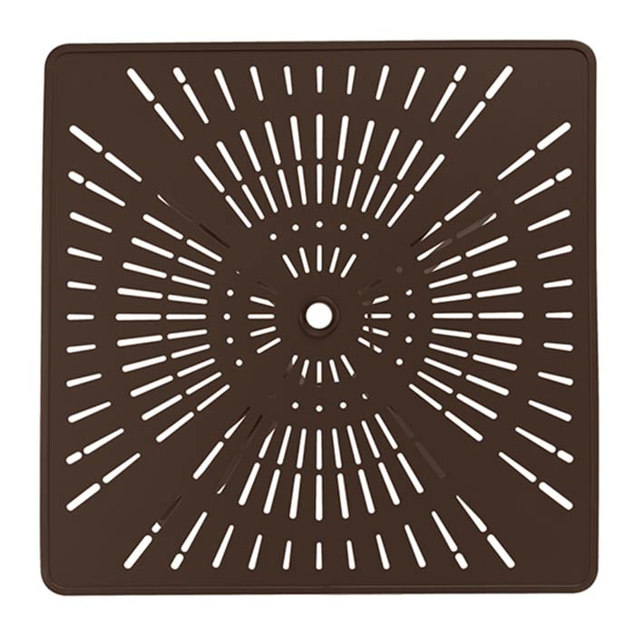 Tropitone La'Stratta 42" Cement-Filled Sq. Table w/Umbrella Hole