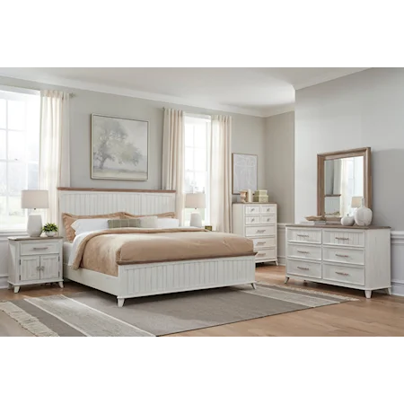 Coastal 4-Piece Queen Bedroom Set