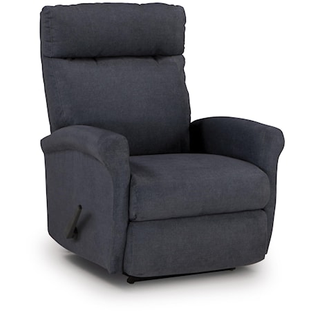 Rocker Recliner With Rolled Arms
