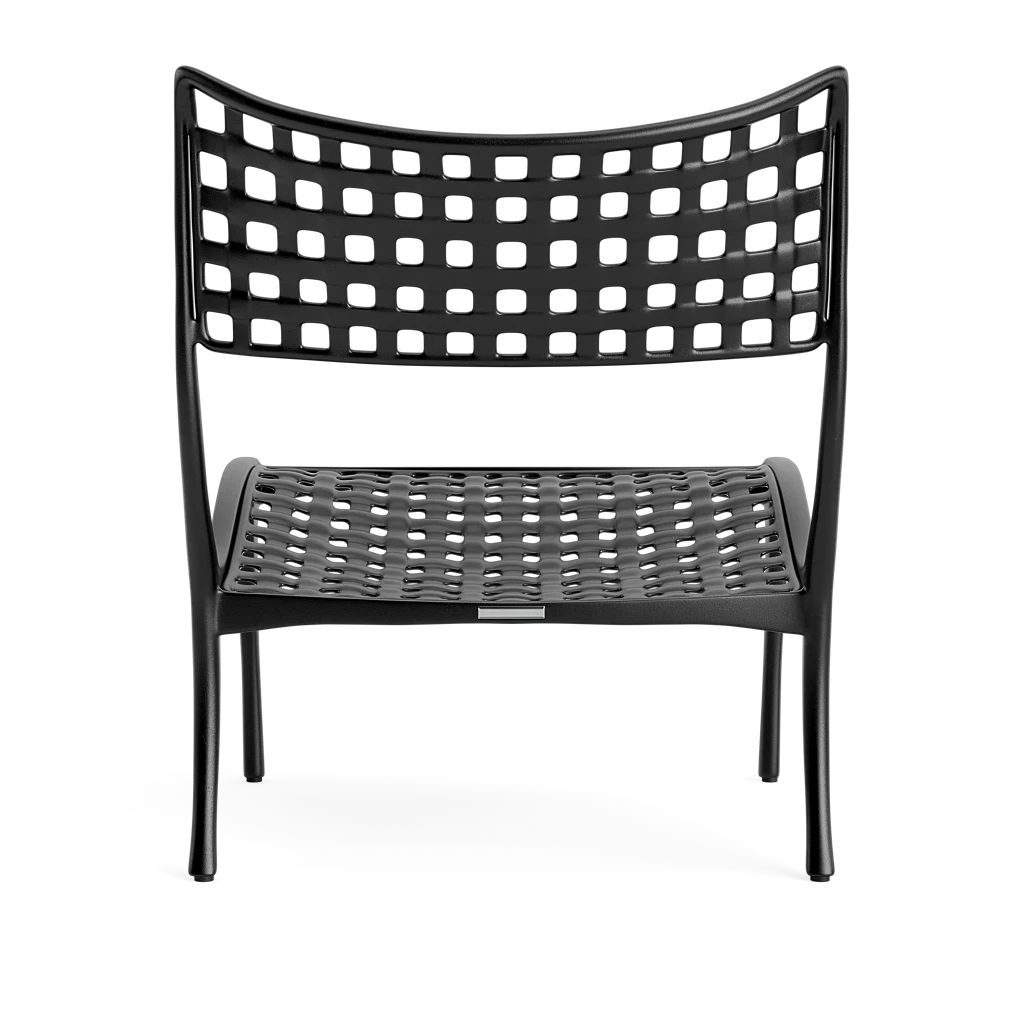 Classic Cast Aluminum Armless Lounge Chair