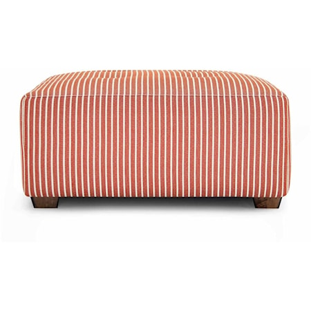 Button Tufted Square Ottoman