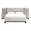 JB King Vessalli King Panel Bed with Extensions