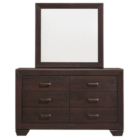 6-drawer Dresser w/ Mirror