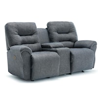 Casual Manual Motion Space Saver Loveseat