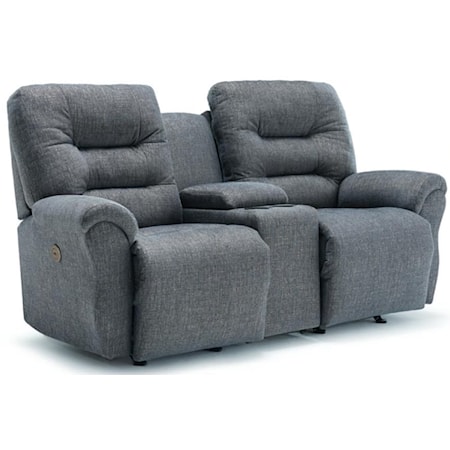 Casual Manual Motion Space Saver Loveseat