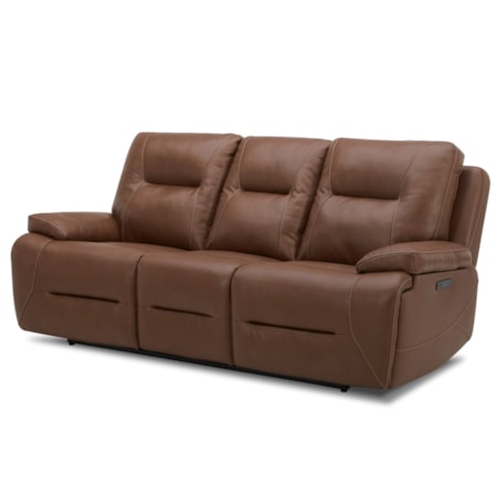 Leather Power Reclining Sofa