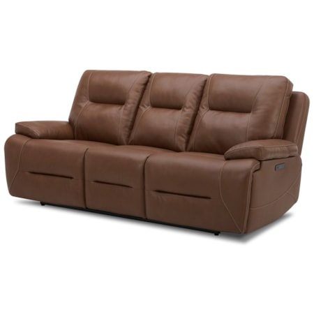 Leather Power Reclining Sofa
