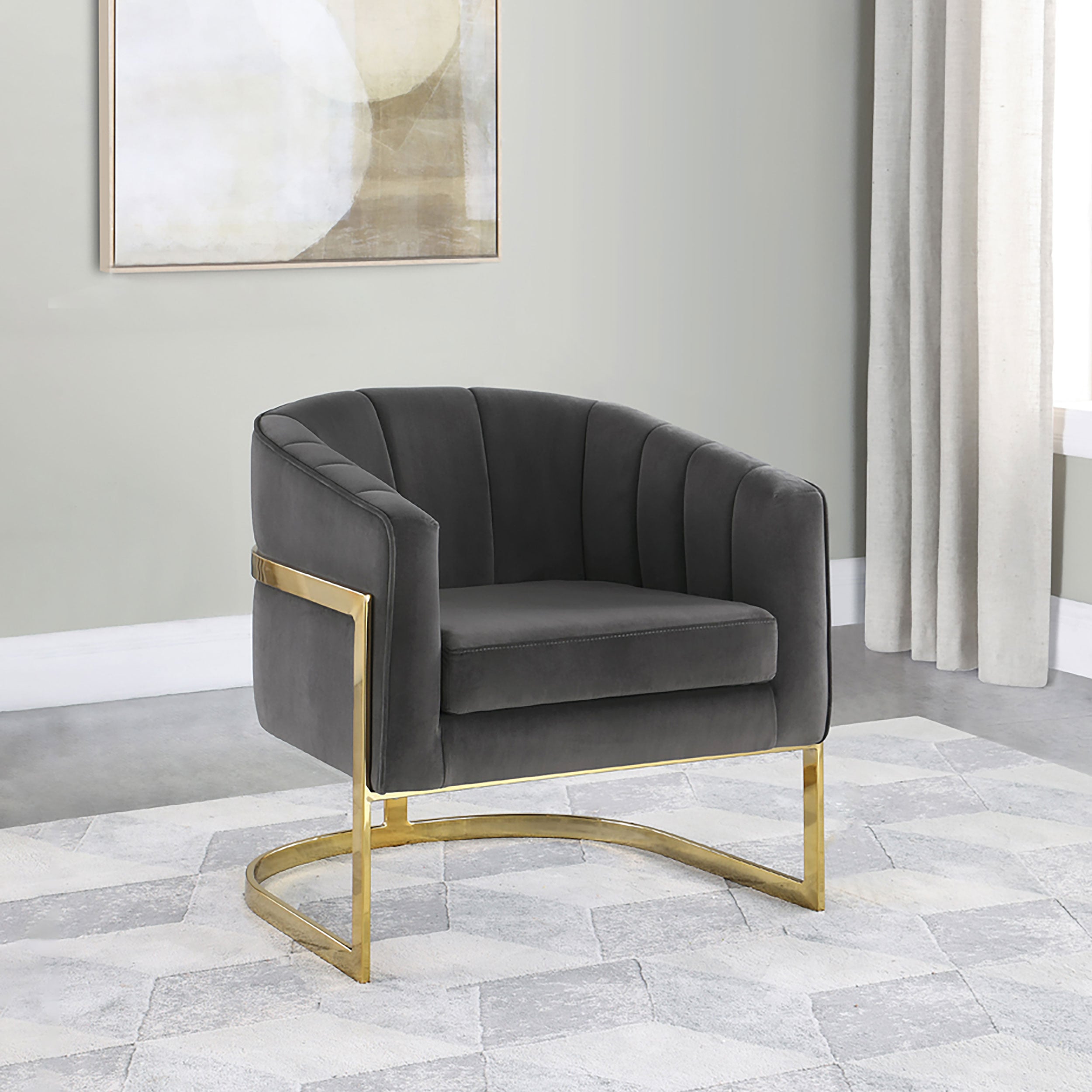 Alamor Barrel Back Accent Chair