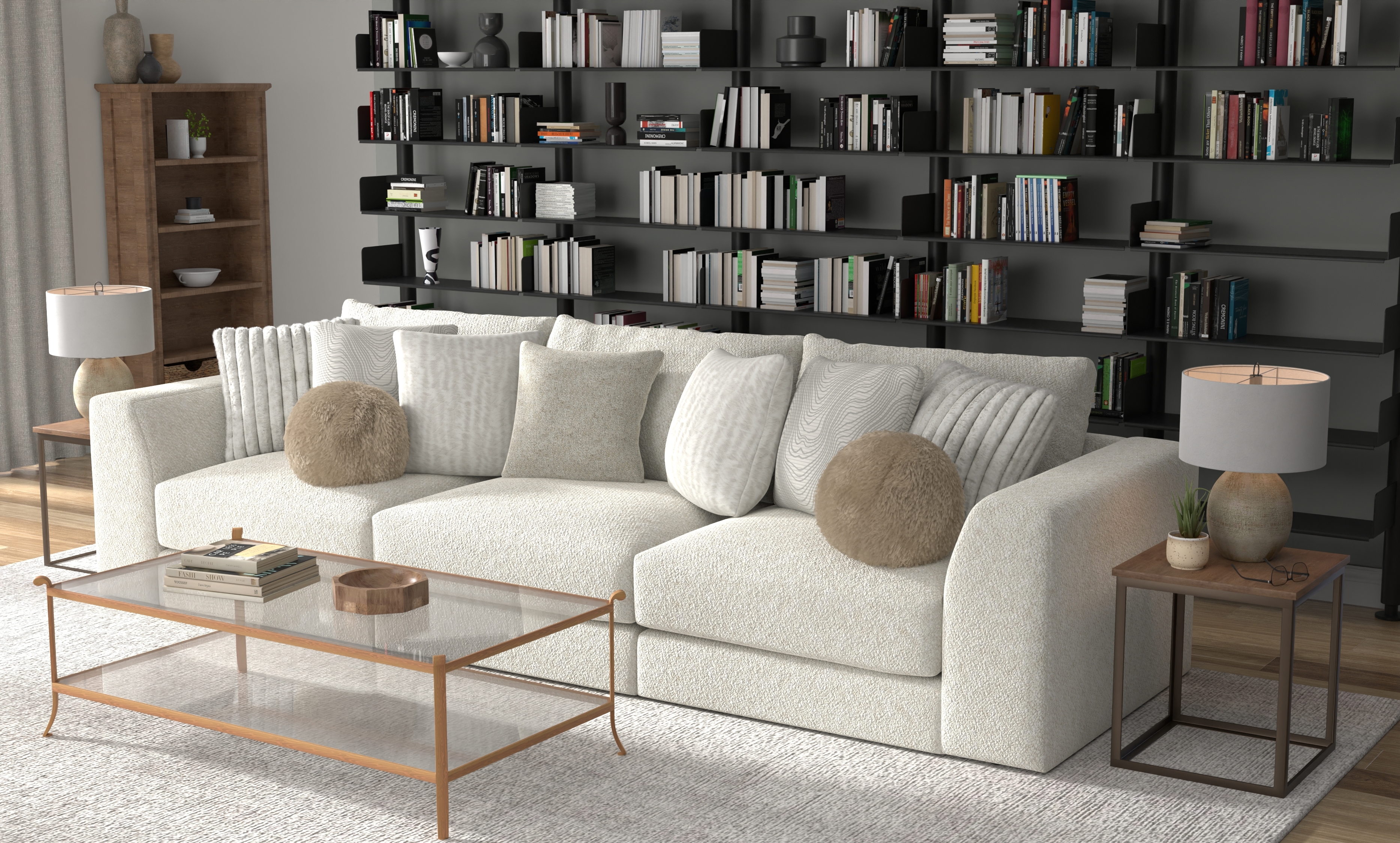 Jackson Furniture Jazzy 3-Piece Modular Sofa