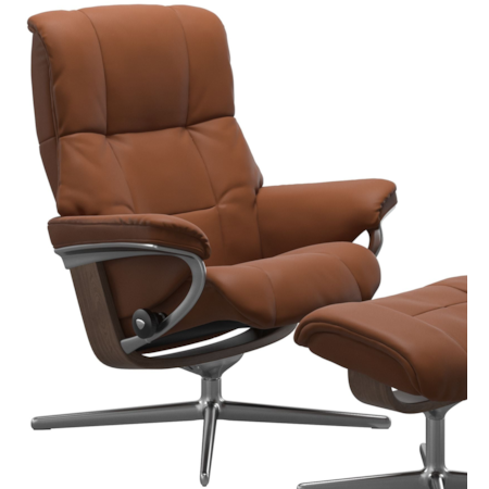 Medium Recliner with Cross Base