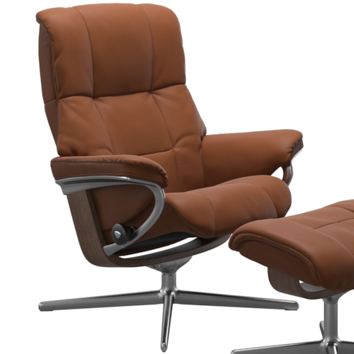 Medium Recliner with Cross Base