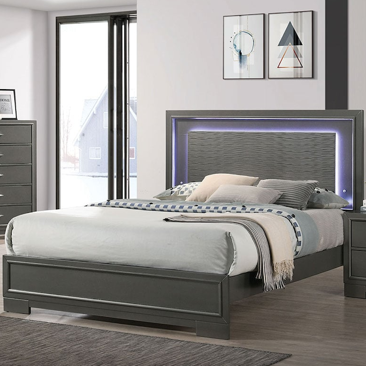 Furniture of America Alison King Bed