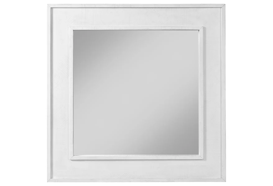 Modern Farmhouse Square Mirror by Universal at Jacksonville Furniture Mart