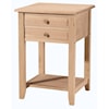 John Thomas SELECT Occasional & Accents 2-Drawer Lamp Table