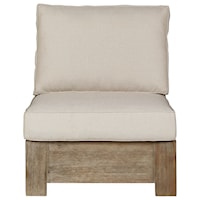 Armless Chair w/ Cushion