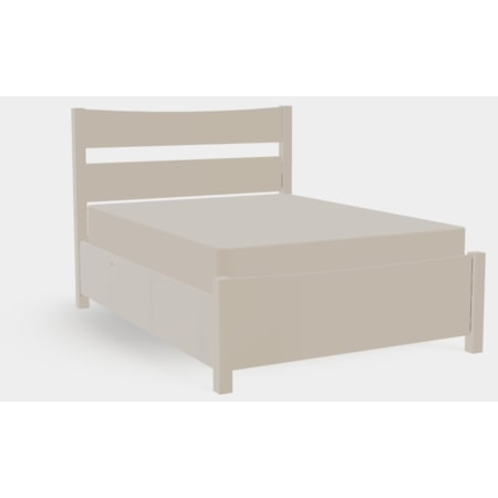 Queen Both Drawerside Plank Bed