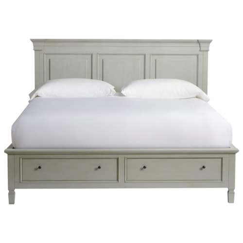 Queen Storage Panel Bed