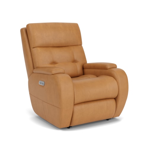 Transitional Power Recliner w/Power Headrest