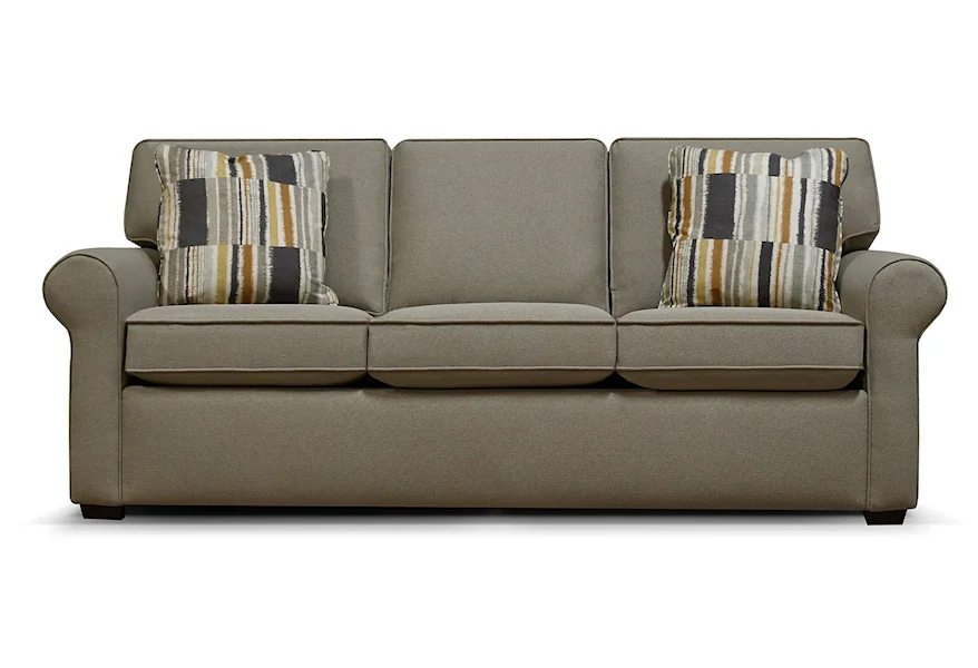 400 Series Sofa with Queen Pullout Bed by England at H & F Home Furnishings