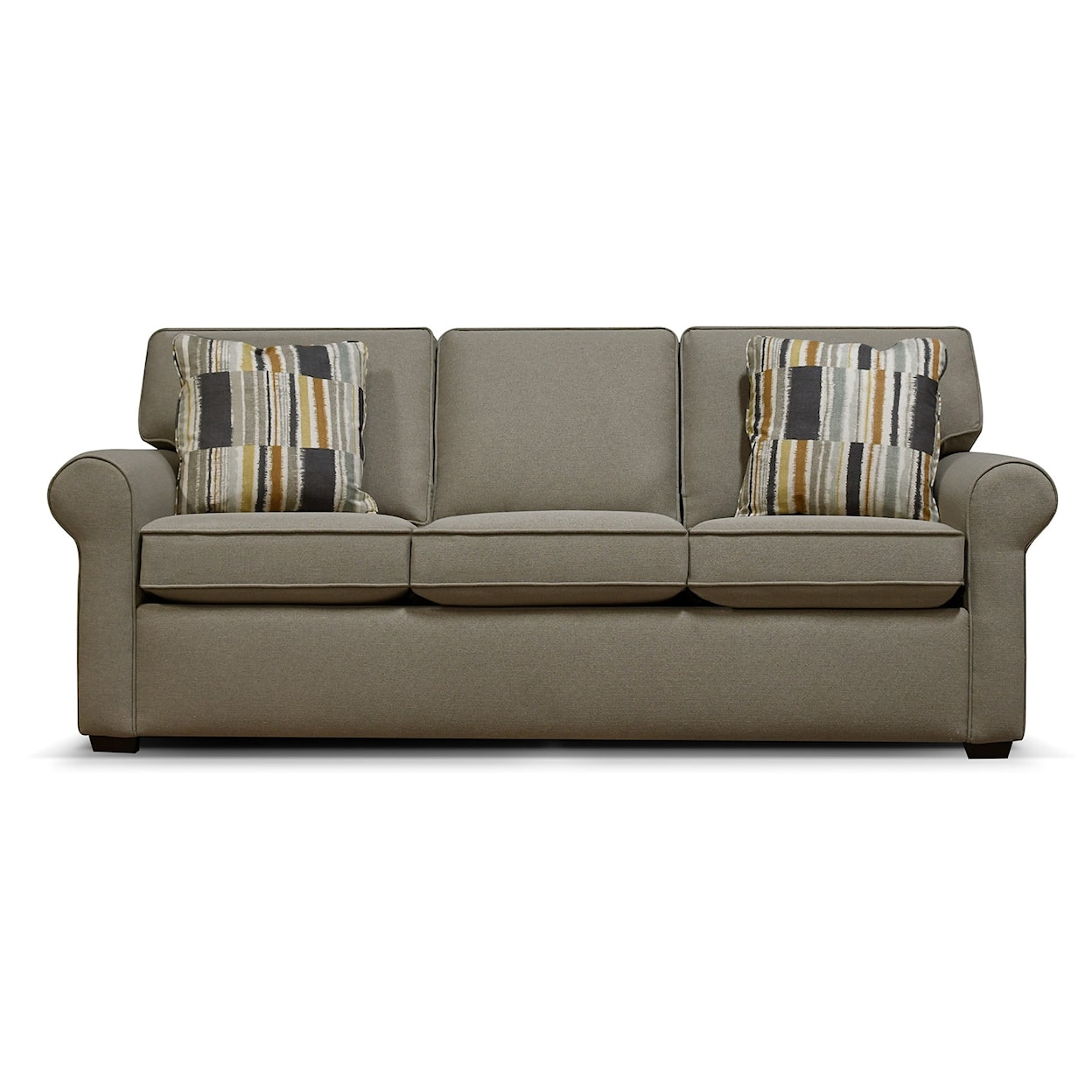 Tennessee Custom Upholstery 400 Series Sofa with Queen Pullout Bed