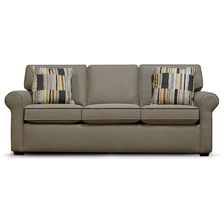 Transitional Sofa with Queen Pullout Bed