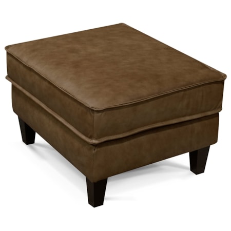 Leather Ottoman