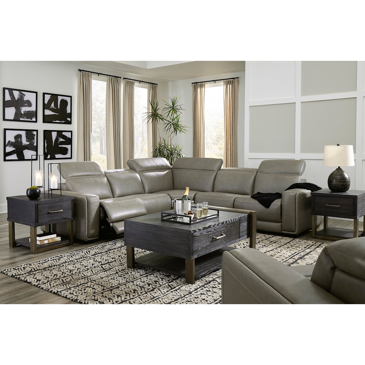 Signature Design by Ashley Correze Power Reclining Sectional