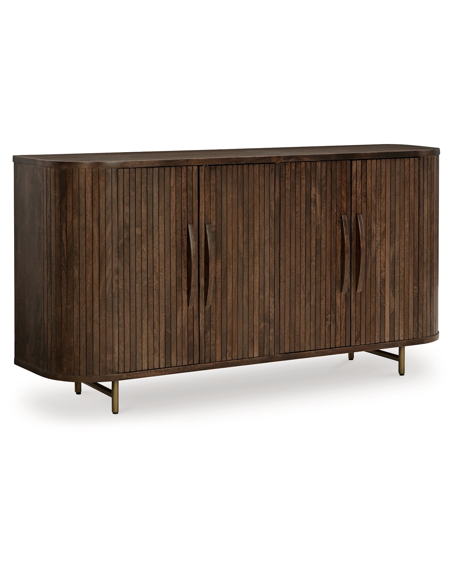 Ashley Signature Design Amickly A4000571 Curved Accent Cabinet With   299742bd0e7645ad92a8021fdffda038 