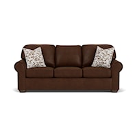 Traditional Sofa with Rolled Arms