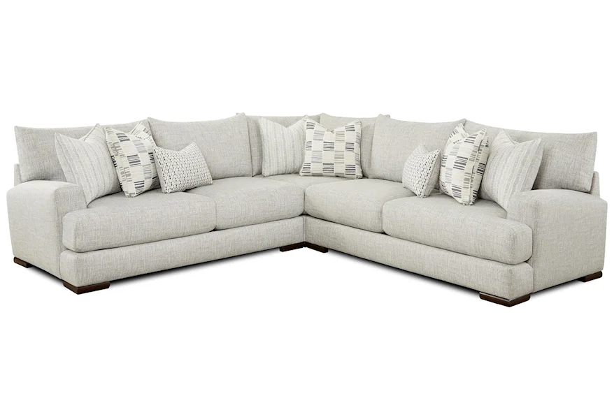 51 ENTICE PAVER 3-Piece Sectional by Fusion Furniture at Comforts of Home