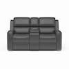 Flexsteel Linden Power Reclining Console Loveseat