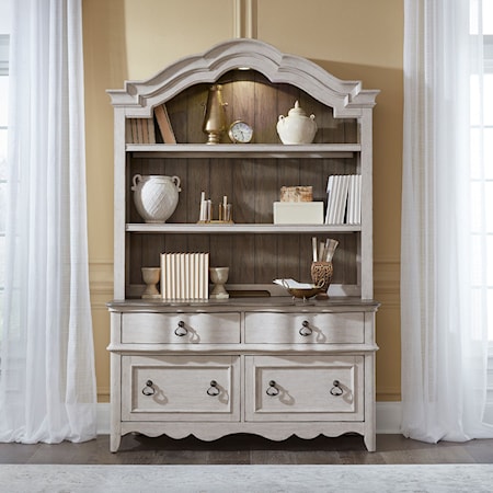 Storage Credenza and Hutch