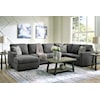 Ashley Furniture Signature Design Edenfield 3-Piece Sectional with Chaise