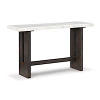 Sofa Table with Marble Top