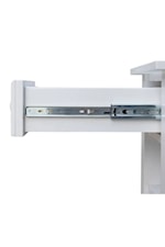 Full-extension, ball-bearing, metal drawer glides